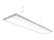 Maxlite Dimmable 40W 1'x4' Direct/Indirect LED Pendant Fixture, 4000K 