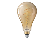 Philips Non-Dimmable 5.5W 2000K Vintage A50 Filament LED Bulb, Enclosed Rated